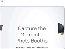 Tablet Screenshot of capturemoments.net